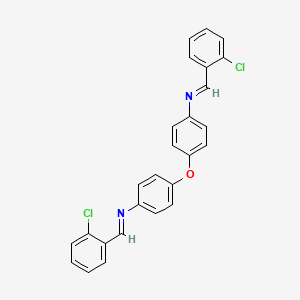 N-(2-Chlorobenzylidene)-N-(4-{4-[(2-chlorobenzylidene)amino]phenoxy}phenyl)amine