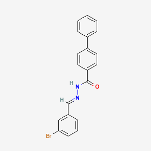 Biphenyl-4-carboxylic acid (3-bromo-benzylidene)-hydrazide