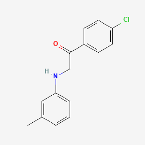 1-(4-Chlorophenyl)-2-(3-toluidino)ethanone