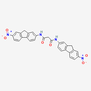 N,N'-bis(7-nitro-9H-fluoren-2-yl)propanediamide