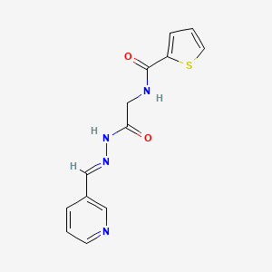 N-({N'-[(E)-(Pyridin-3-YL)methylidene]hydrazinecarbonyl}methyl)thiophene-2-carboxamide