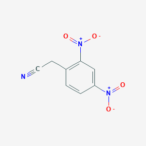 molecular formula C8H5N3O4 B11711739 2-(2,4-Dinitrophenyl)acetonitrile 