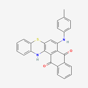 7-[(4-methylphenyl)amino]-8H-naphtho[2,3-a]phenothiazine-8,13(14H)-dione