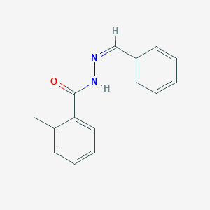 2-Methyl-N'-[(1E)-phenylmethylidene]benzohydrazide