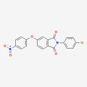 2-(4-bromophenyl)-5-(4-nitrophenoxy)-1H-isoindole-1,3(2H)-dione