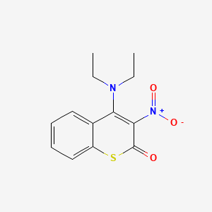 1-Thiocoumarin, 4-diethylamino-3-nitro-