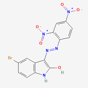 molecular formula C14H8BrN5O5 B11711840 5-Bromo-1H-indole-2,3-dione 3-[(2,4-dinitrophenyl)hydrazone] CAS No. 2058-73-3