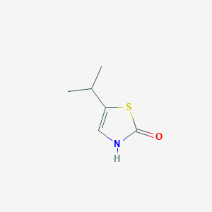 molecular formula C6H9NOS B11711886 5-Isopropylthiazol-2-ol 