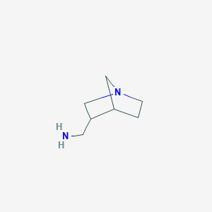 molecular formula C7H14N2 B1171192 1-Azabicyclo[2.2.1]heptan-3-ylmethanamine CAS No. 159996-27-7