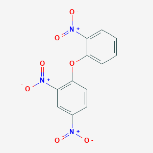 molecular formula C12H7N3O7 B11711948 2,4-Dinitro-1-(2-nitrophenoxy)benzene CAS No. 2363-39-5