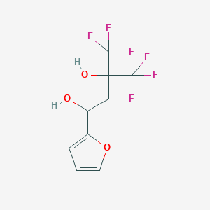 B011712 1,3-Butanediol, 1-(2-furyl)-4,4,4-trifluoro-3-trifluoromethyl- CAS No. 100991-87-5