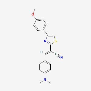 3-(4-Dimethylamino-phenyl)-2-(4-(4-methoxy-phenyl)-thiazol-2-YL)-acrylonitrile