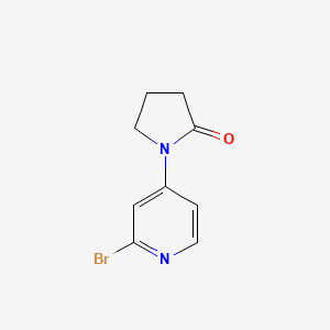 1-(2-Bromopyridin-4-YL)pyrrolidin-2-one