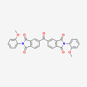 molecular formula C31H20N2O7 B11712173 5,5'-Carbonylbis(2-(2-methoxyphenyl)isoindoline-1,3-dione) CAS No. 5161-31-9