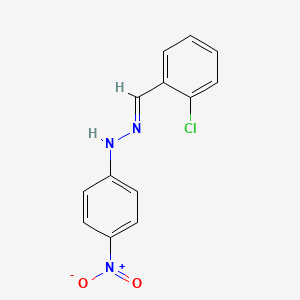 (1E)-1-(2-chlorobenzylidene)-2-(4-nitrophenyl)hydrazine