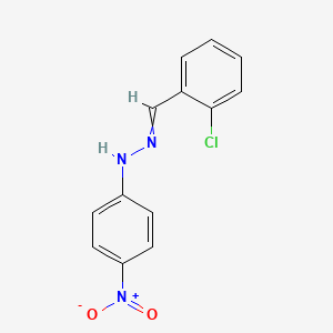 1-[(2-Chlorophenyl)methylidene]-2-(4-nitrophenyl)hydrazine