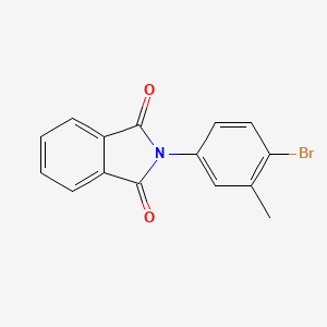 molecular formula C15H10BrNO2 B11712241 2-(4-bromo-3-methylphenyl)-1H-isoindole-1,3(2H)-dione 