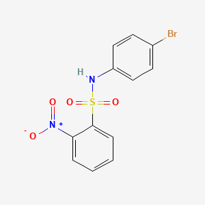 molecular formula C12H9BrN2O4S B11712341 N-(4-bromophenyl)-2-nitrobenzenesulfonamide CAS No. 159048-82-5