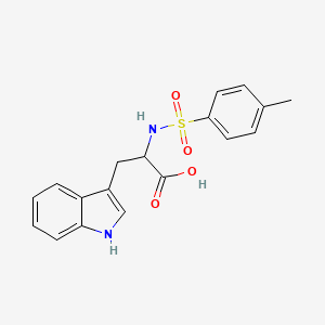 molecular formula C18H18N2O4S B11712352 N-[(4-Methylphenyl)sulfonyl]tryptophan 