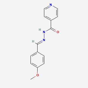 N'-(4-methoxybenzylidene)isonicotinohydrazide