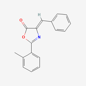 (4Z)-4-benzylidene-2-(2-methylphenyl)-1,3-oxazol-5(4H)-one