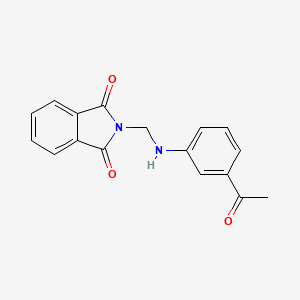 2-{[(3-acetylphenyl)amino]methyl}-1H-isoindole-1,3(2H)-dione