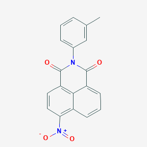 2-(3-methylphenyl)-6-nitro-1H-benzo[de]isoquinoline-1,3(2H)-dione