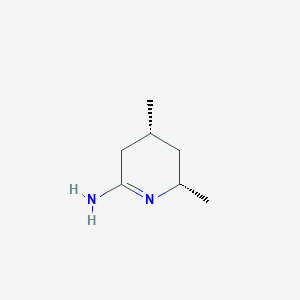 molecular formula C7H14N2 B1171249 2-Pyridinamine,3,4,5,6-tetrahydro-4,6-dimethyl-,cis-(9CI) CAS No. 179684-31-2