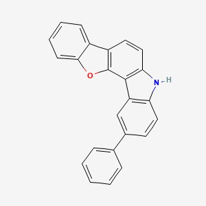 molecular formula C24H15NO B11712495 2-phenyl-5H-[1]benzofuro[3,2-c]carbazole 