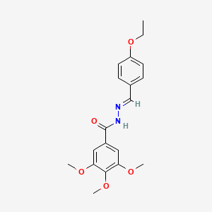 N'-[(E)-(4-ethoxyphenyl)methylidene]-3,4,5-trimethoxybenzohydrazide