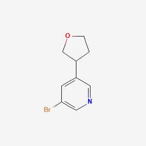 3-Bromo-5-(oxolan-3-yl)pyridine