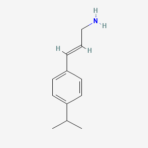 3-(4-Isopropylphenyl)prop-2-en-1-amine