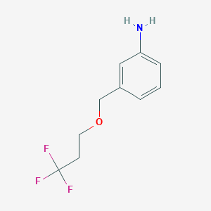 3-[(3,3,3-Trifluoropropoxy)methyl]aniline