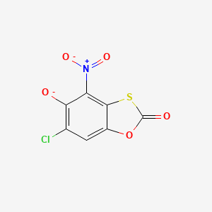 6-Chloro-4-nitro-2-oxo-1,3-benzoxathiol-5-olate