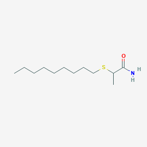 2-(Nonylsulfanyl)propanamide