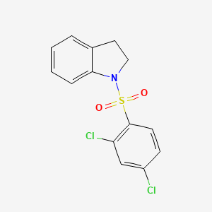 molecular formula C14H11Cl2NO2S B1171263 1-(2,4-dichlorobenzenesulfonyl)-2,3-dihydro-1H-indole 