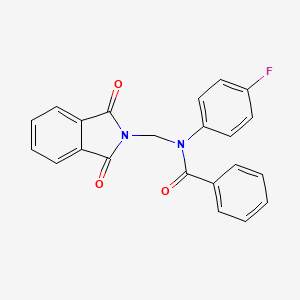 N-[(1,3-dioxoisoindol-2-yl)methyl]-N-(4-fluorophenyl)benzamide