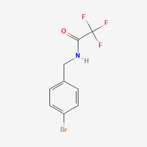 molecular formula C9H7BrF3NO B1171267 N-(4-Bromobenzyl)-2,2,2-trifluoroacetamide CAS No. 172218-35-8