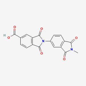 2-(2-Methyl-1,3-dioxo-5-isoindolinyl)-1,3-dioxo-5-isoindolinecarboxylic acid