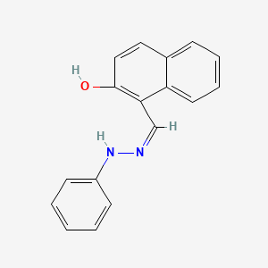 1-[(E)-(2-phenylhydrazin-1-ylidene)methyl]naphthalen-2-ol