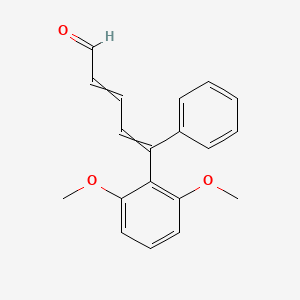 5-(2,6-Dimethoxyphenyl)-5-phenylpenta-2,4-dienal