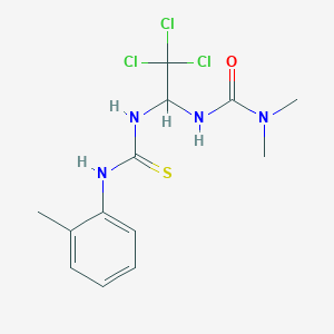 1,1-Dimethyl-3-[2,2,2-trichloro-1-(3-o-tolyl-thioureido)-ethyl]-urea