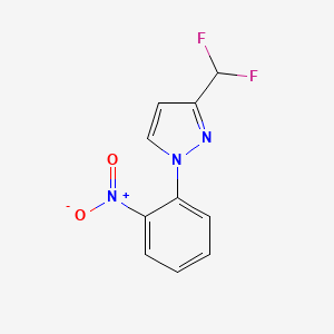 3-(Difluoromethyl)-1-(2-nitrophenyl)-1H-pyrazole