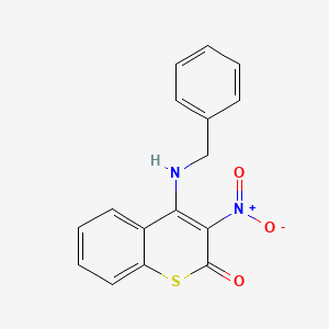 1-Thiocoumarin, 4-benzylamino-3-nitro-