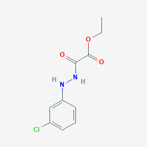 molecular formula C10H11ClN2O3 B11712848 Ethyl [2-(3-chlorophenyl)]hydrazide oxalate CAS No. 40589-87-5