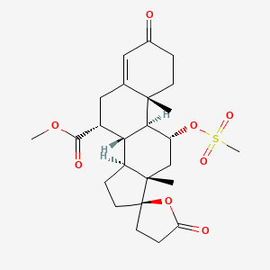 5,Pregnane-7 alpha,21-dicarboxylic acid,17-ydroxy-11-methylsulfonic acid-3-ketone,-butyrolectone,methyl ester CAS
