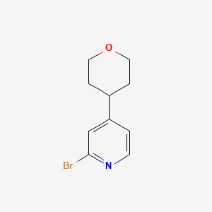 2-Bromo-4-(oxan-4-yl)pyridine