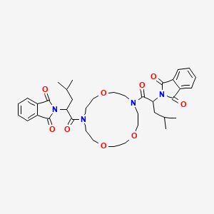 2,2'-[1,4,10-trioxa-7,13-diazacyclopentadecane-7,13-diylbis(4-methyl-1-oxopentane-1,2-diyl)]bis(1H-isoindole-1,3(2H)-dione)