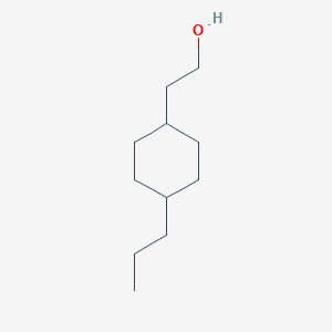 molecular formula C11H22O B11712968 2-((1s,4r)-4-Propylcyclohexyl)ethanol CAS No. 135807-97-5