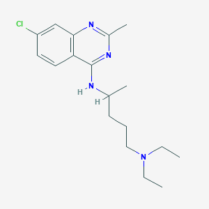 N4-(7-chloro-2-methylquinazolin-4-yl)-N1,N1-diethylpentane-1,4-diamine